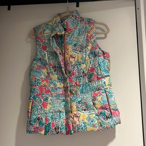 EUC Lilly Pulitzer Puffer Vest